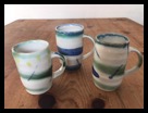 &#39;Three Blue:Green Cups&#39; 